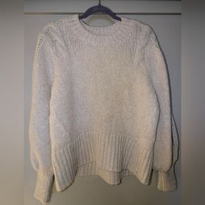 Maeve Women's Cream Cowl Neck Sweater